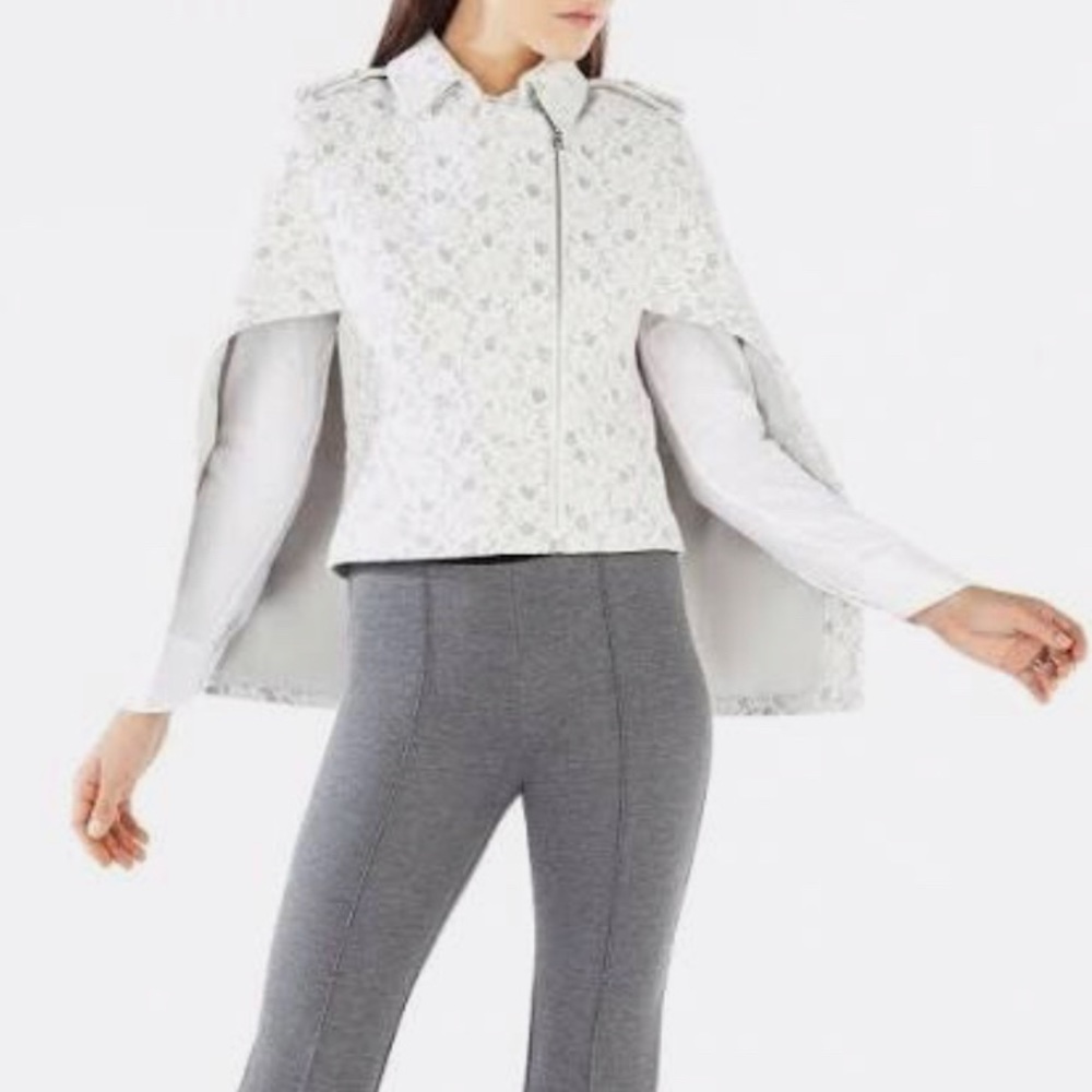 BCBGmaxazria lace cape jacket